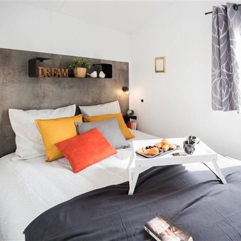 MOBILHOME 4 personas - "BAHIA Confort +" 27m² - 2 habitaciones - Terraza cubierta - Lavavajillas