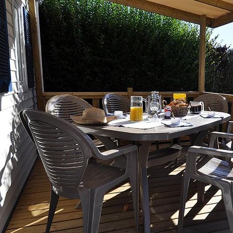 BUNGALOW 4 personnes - MALDIVES 34 m² - 2 chambres - Terrasse couverte