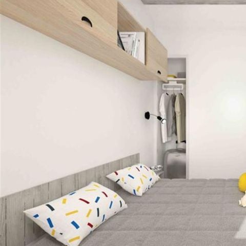 Mobilhome 6 personnes - PREMIUM 36m² - 3 chambres - 2 salles de bain - Terrasse Couverte