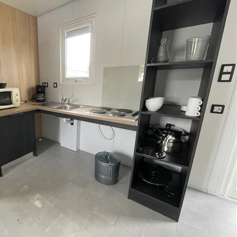 Stacaravan 4 personen - Stacaravan PMR - 2 slaapkamers + overdekt terras