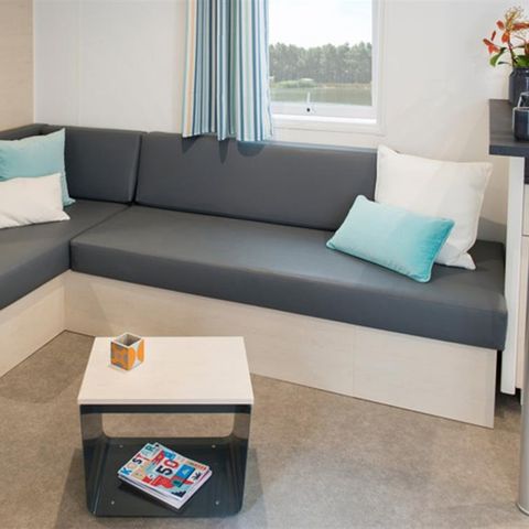 MOBILHOME 8 personas - SMALA 38m² - 4 habitaciones + terraza cubierta