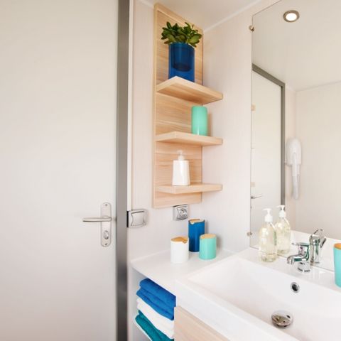 MOBILHOME 4 personas - Confort 28m² (2 habitaciones) + Terraza + TV
