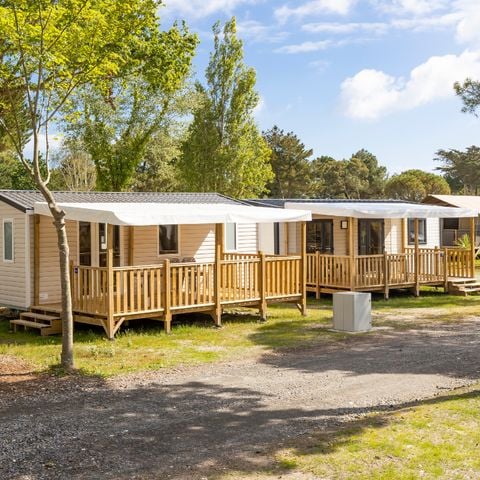 MOBILHOME 4 personas - Confort 30m² (2 habitaciones) + Terraza + TV