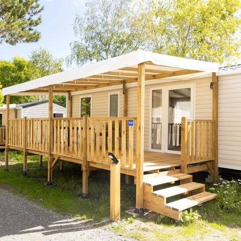 MOBILE HOME 6 people - Comfort 34m² (3 bedrooms) + Terrace + TV + dishwasher
