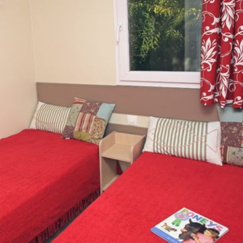 Stacaravan 4 personen - 2 slaapkamers met terras