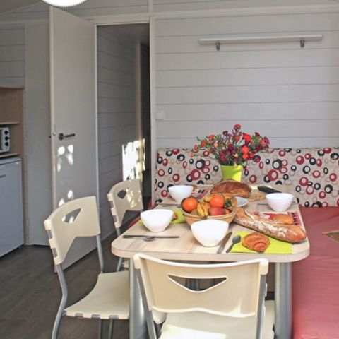 Stacaravan 4 personen - 2 slaapkamers met terras