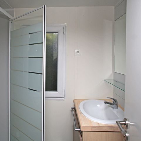 MOBILHOME 2 personnes - 1 chambre avec terrasse