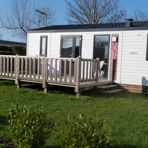 Stacaravan 4 personen - Comfort 2 slaapkamers met terras