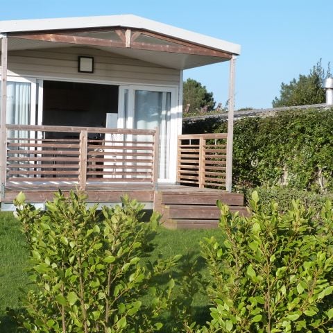 Mobilheim 4 Personen - Komfort 2 Zimmer mit Terrasse