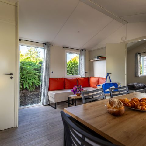 Stacaravan 5 personen - Comfort 2 slaapkamers met terras