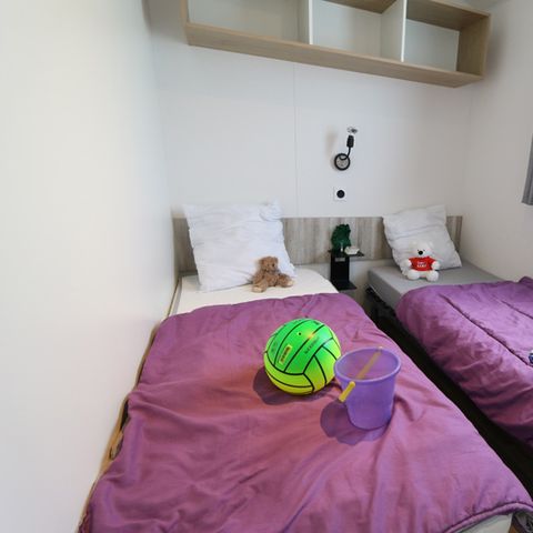 Stacaravan 6 personen - 3 slaapkamers