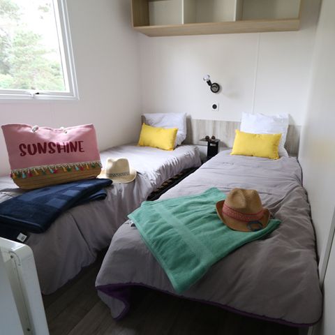 Stacaravan 6 personen - 3 slaapkamers