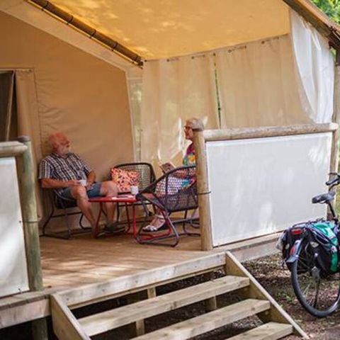 TENDA IN TELA E LEGNO 4 persone - Lodge Maassai - 2 camere 4