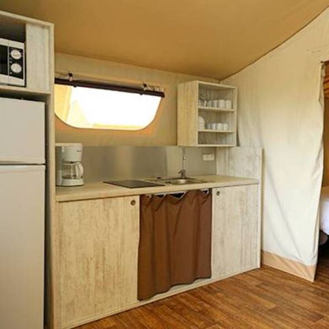 Tienda de lona y madera 4 personas - Lodge Maassai - 2 habitaciones 4