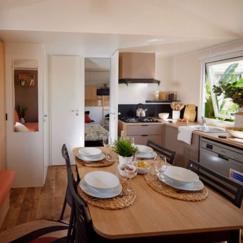Mobilhome 6 personas - Mobil-home Confort + 3 Habitaciones 6 Personas
