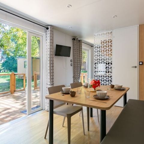 Stacaravan 6 personen - Premium 3bed. 6 + CLIM