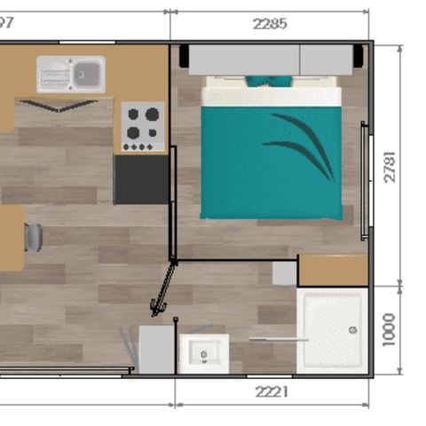 MOBILHOME 8 personas - Coral 6/8 personas