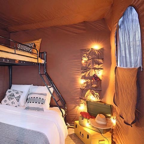 Tiny House 4 personen - Kleine lodge 2 slaapkamers 4 personen, zeezicht