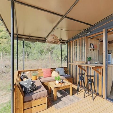 Tiny house 4 personen - Tiny lodge 2 Zimmer 4 Personen, Meerblick