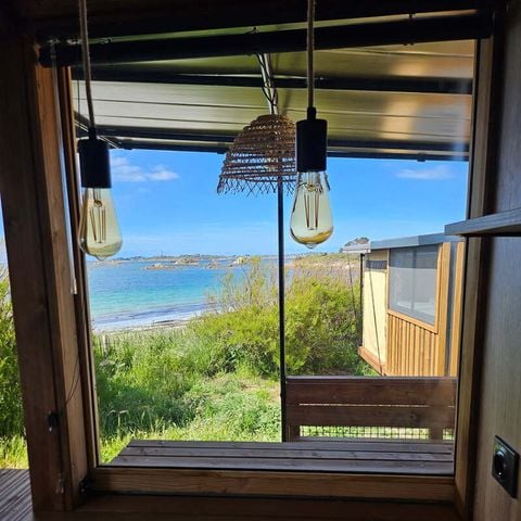 Stacaravan 4 personen - Kleine lodge 2 Slaapkamers 4 Personen Zeezicht
