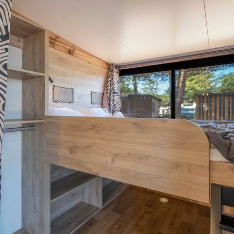 Mobilheim 4 Personen - Tiny lodge 2 Zimmer 4 Personen Meerblick