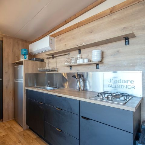 Mobilheim 4 Personen - Tiny lodge 2 Zimmer 4 Personen Meerblick