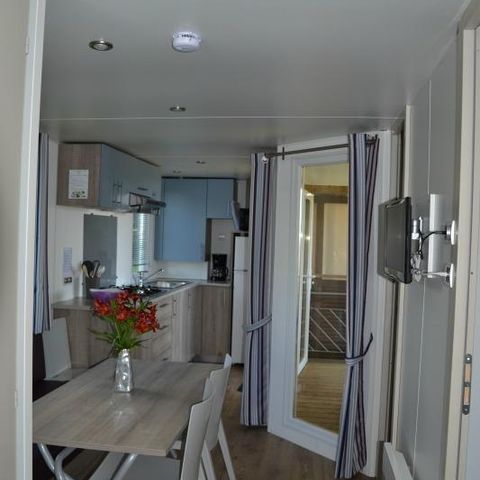 Stacaravan 6 personen - GD COMFORT ZEEZICHT (4 volwassenen + 2 kinderen) 31m² (31m²)