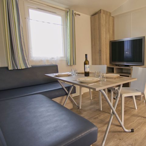 Mobilheim 4 Personen - Mobilheim Confort 27m² - 2 Schlafzimmer - überdachte Terrasse 4 Pers.