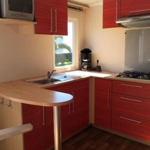 Mobile home 4 persons - Comfort mobile home 27m² - 2 bedrooms - covered terrace 4 pers