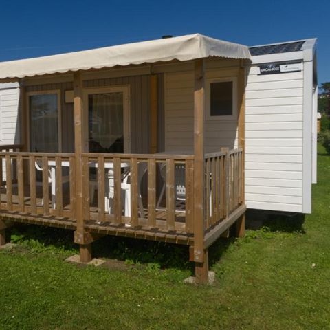 Mobilheim 6 Personen - Mobilheim Premium 30m² - 2 Schlafzimmer - überdachte Terrasse 4/6 Pers.