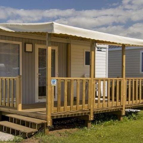 Mobilheim 6 personen - Mobilheim Premium 30m² - 2 Schlafzimmer - überdachte Terrasse 4/6 Pers.