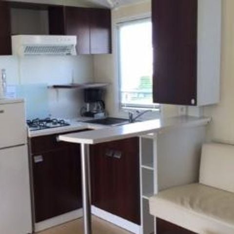 Mobilheim 6 Personen - Mobilheim Premium 30m² - 2 Schlafzimmer - überdachte Terrasse 4/6 Pers.