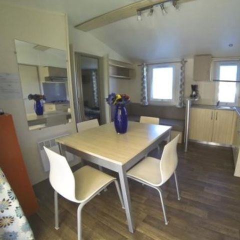 Stacaravan 6 personen - Stacaravan Premium 31m² - 3 kamers - overdekt terras 6 pers