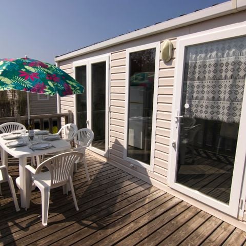 Mobile home 6 persons - Comfort mobile home 31m² - 3 bedrooms - terrace 6 pers