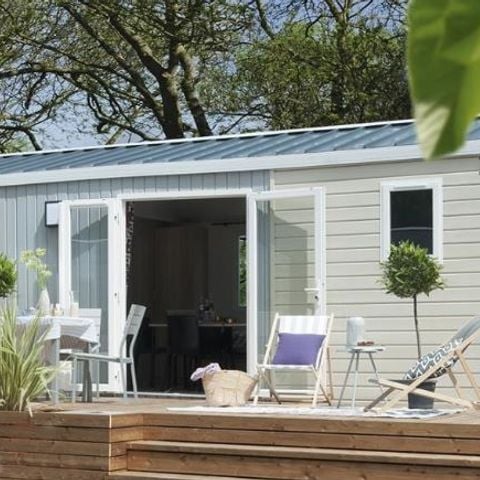 MOBILHOME 4 personnes - Mobil home Premium Prestige 30m² - 2 chambres - terrasse couverte - SPA - lave vaisselle - WiFi 4 pers