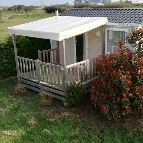 BUNGALOW 2 personnes -  Mobil home Confort 18m² - terrasse couverte 2 pers