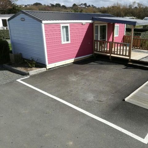 MOBILHOME 5 personnes - Premium 31m² - 2 chambres - terrasse couverte - PMR