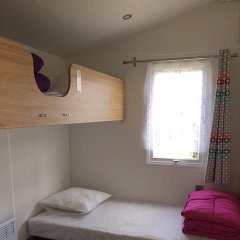Mobilheim 5 Personen - Premium 31m² - 2 Schlafzimmer - überdachte Terrasse - PMR
