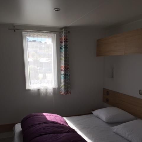 Mobilheim 5 Personen - Premium 31m² - 2 Schlafzimmer - überdachte Terrasse - PMR