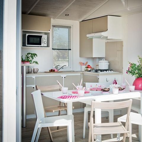 MOBILE HOME 8 people -  Mobile home Premium 38m² - 4 bedrooms - covered terrace 8 pers