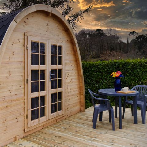 UNIEKE ACCOMMODATIE 2 personen - Standaard cottage 12 m² - terras