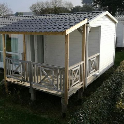Mobilheim 4 personen - Komfort 27m² - 2 Zimmer - überdachte Terrasse - 11 Nächte