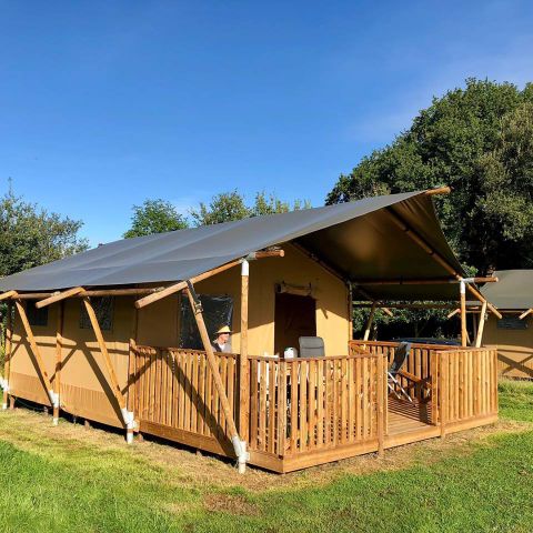 Tente en toile et en bois 4 personnes - Tendi tente Safari