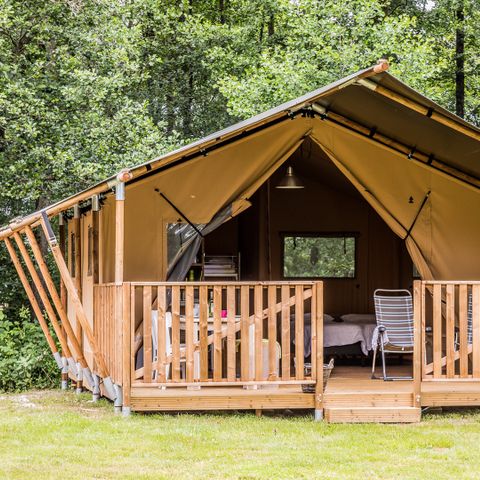 CANVAS AND WOOD TENT 4 people - Tendi Safari tent