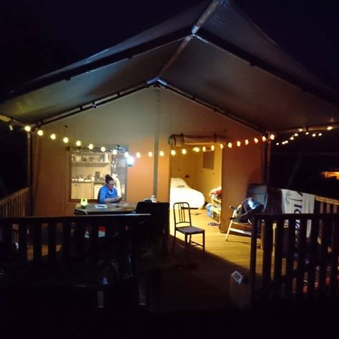 CANVAS AND WOOD TENT 4 people - Tendi Safari tent