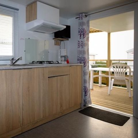 Stacaravan 6 personen - Comfort Terras Zeezijde