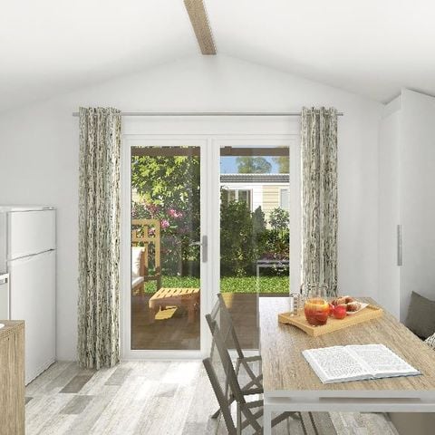 Mobilheim 4 Personen - Komfort Terrasse - Meerseite