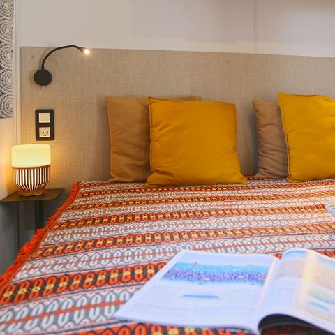 Stacaravan 6 personen - Grand Large 34m² (3 kamers) + terras