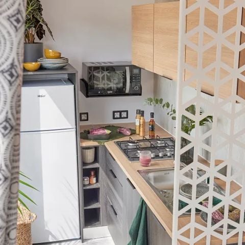 Mobilheim 6 Personen - Grand Large 34m² (3 Zimmer) + Terrasse