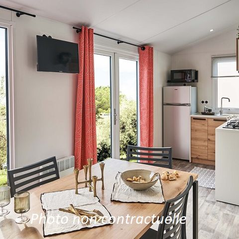 Mobilheim 11 Personen - Tribu 71m² (5 Zimmer 3 Badezimmer) + Terrasse